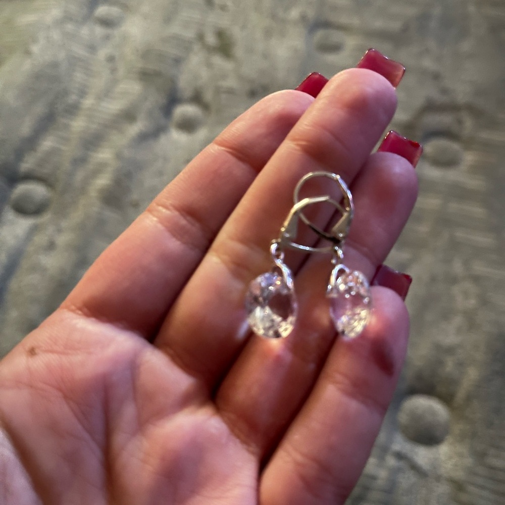 Elegant Silver Drop Earrings